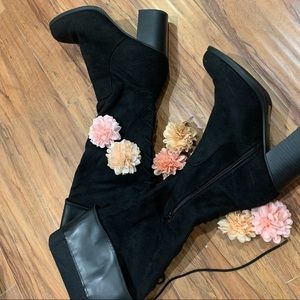 Thigh High Laced Up Boots